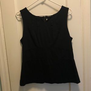 CAbi black sleeveless top